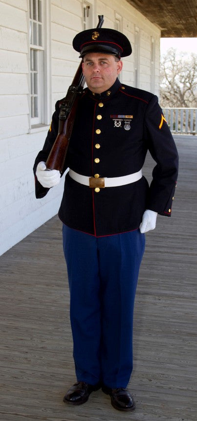 marine dress blue uniform
